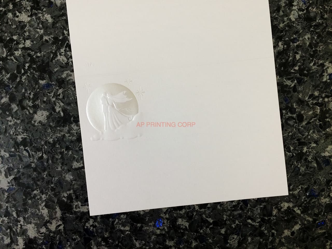 K625 [I-10] Whispering Skies Bride & Groom Wedding Invitation