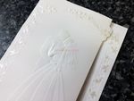 K8255 [I-10] Sophisticated Vows Bride & Groom Wedding Invitation