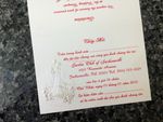 K8719 [I-11] Garden of Love Bride & Groom Wedding Invitation