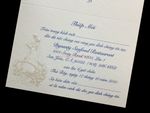 K8720 [I-11] Harmony of Hearts Bride & Groom Wedding Invitation