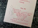 K8707 [I-11] Serenade of Love Bride & Groom Wedding Invitation