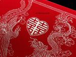 RP1-ND-S [V-L-03] Imperial Elegance Dragon & Phoenix Wedding Invitation