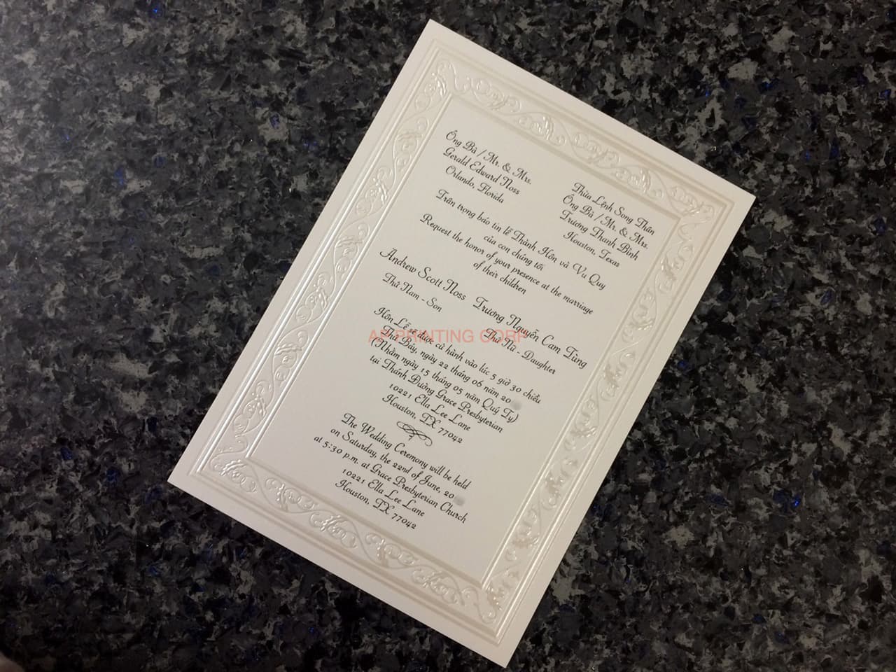 K9152 [I-11] Harmony in Bloom Flowers Wedding Invitation