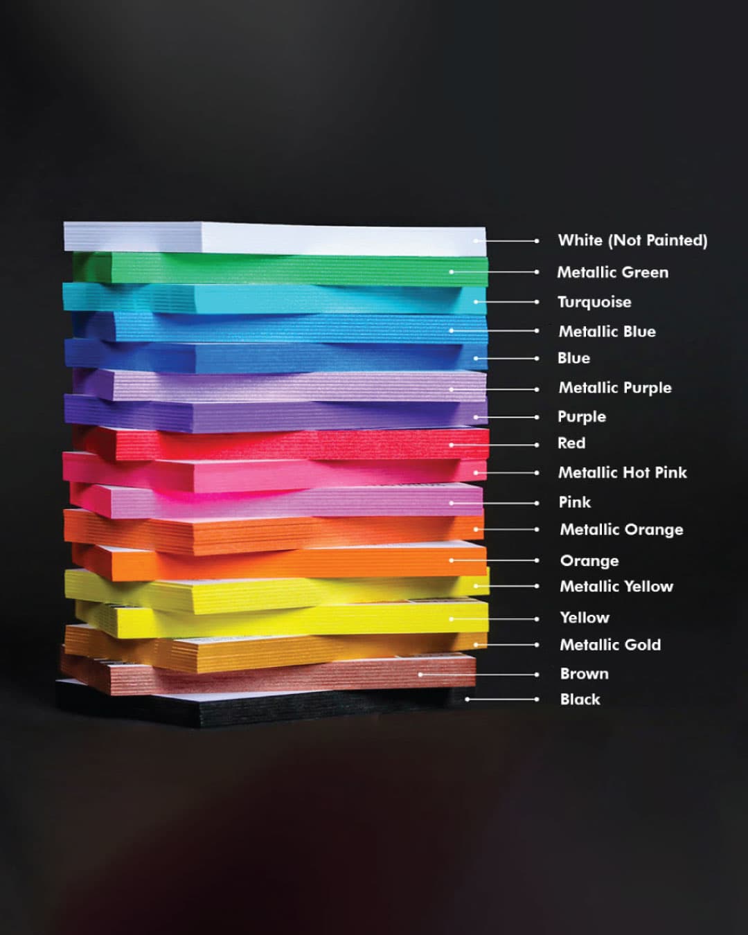 Painted Edge Business Cards