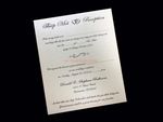 PAL-66-MMM Crystal, Ionised, Quartz Pocket & Folder Invitation