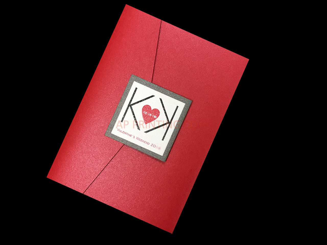 PAL-BL-57-MMM Jupiter, Ionised, Crystal Pocket & Folder Invitation