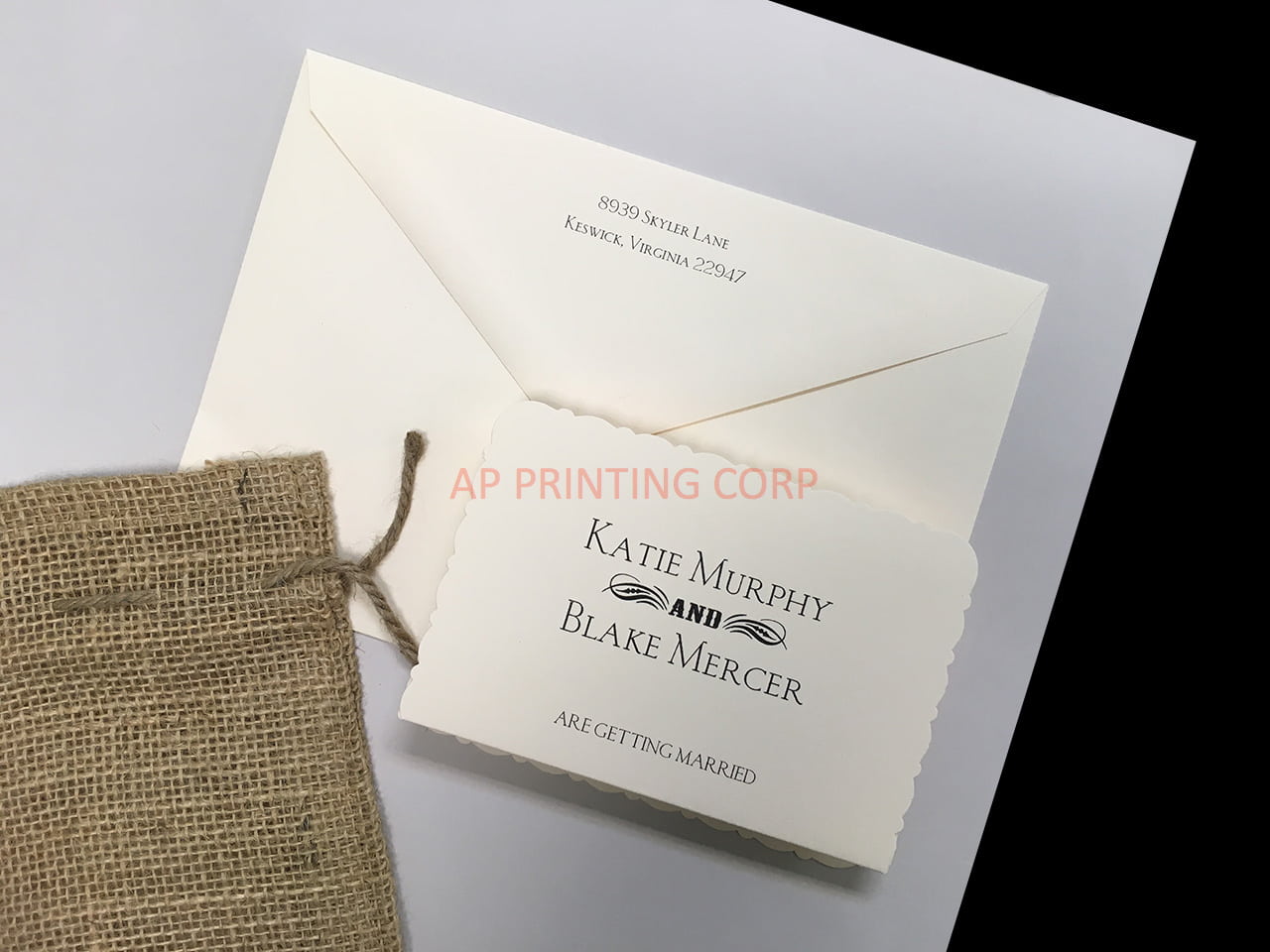 Typography Inspiration [CC-75] Pocket & Folder Invitation