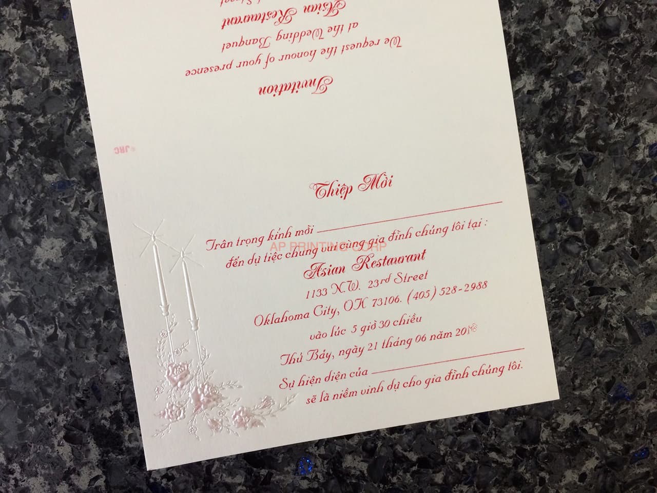 K441 [I-10] Timeless Romance Birds & Doves Wedding Invitation