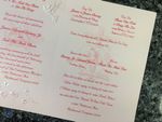 K447 [I-10] Gilded Affection Birds & Doves Wedding Invitation
