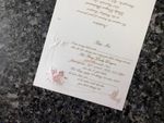 K970 [I-11] Ornate Love Birds & Doves Wedding Invitation