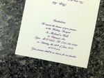 K8718 [I-11] Dreamy Vows Bride & Groom Wedding Invitation