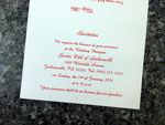 K8719 [I-11] Garden of Love Bride & Groom Wedding Invitation