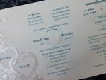K9893 [I-11] Blushing Affection Hearts Wedding Invitation