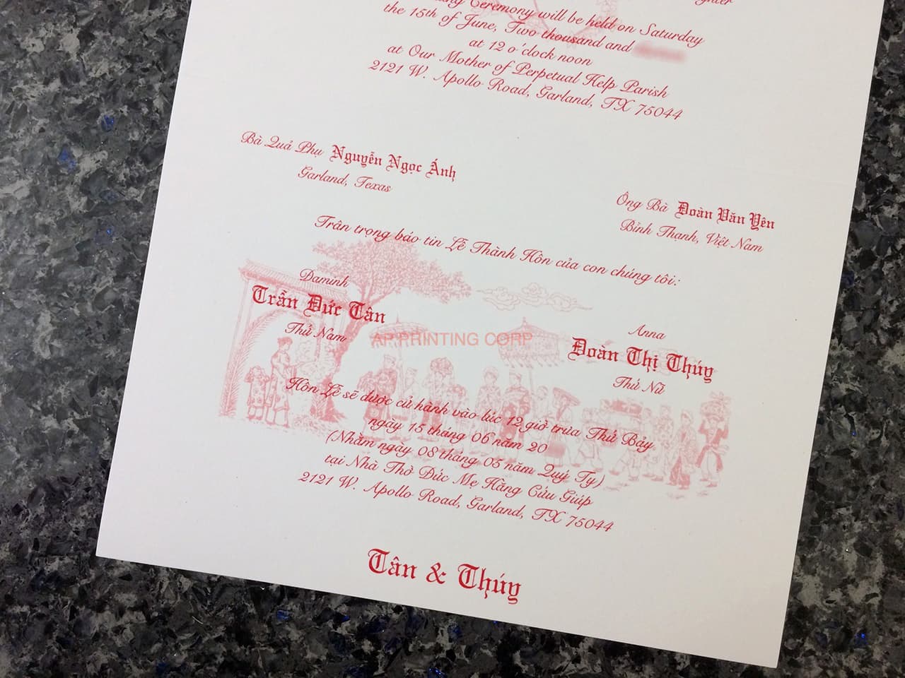 K9649 [I-11] Enchanted Petals & Flowers Wedding Invitation