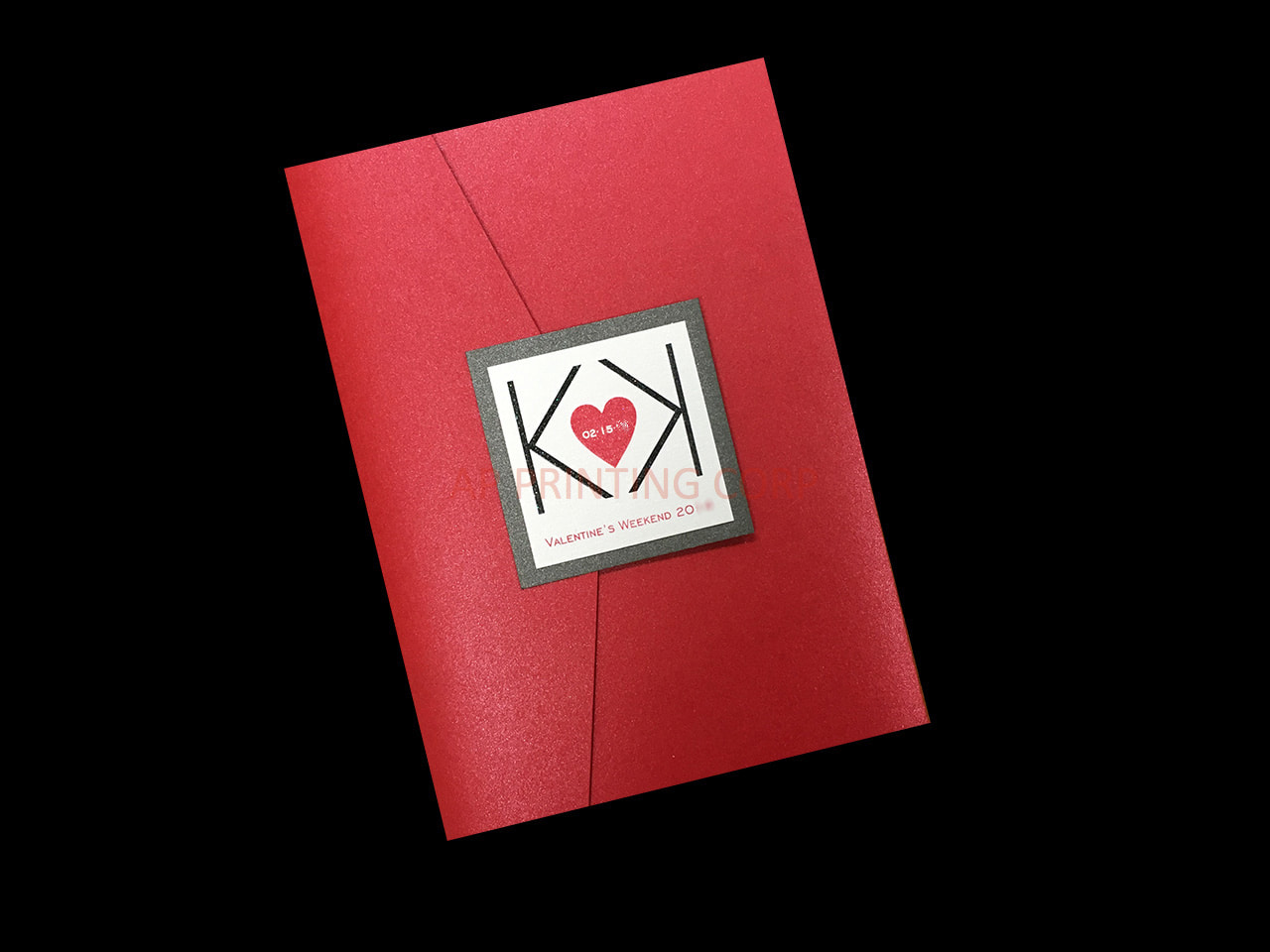 PAL-BL-57-MMM Jupiter, Ionised, Crystal Pocket & Folder Invitation