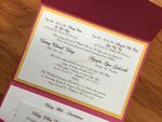 PAL-R-57-MMM-Band Azalea, Gold, Opal Pocket & Folder Invitation