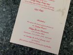 K977 [I-11] Whispering Wings Birds & Doves Wedding Invitation