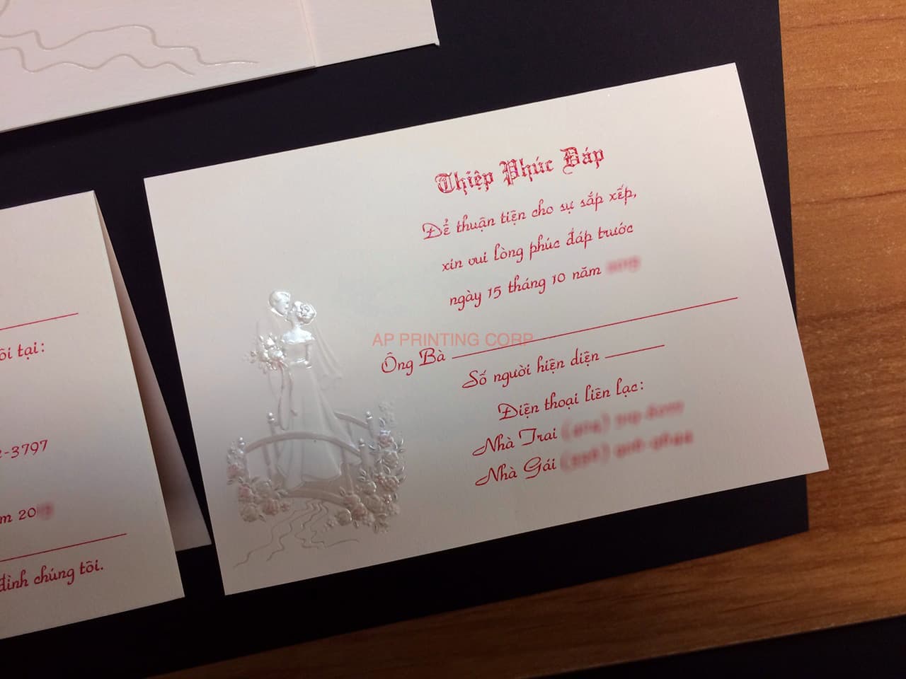 K8717 [I-11] Celestial Promise Bride & Groom Wedding Invitation