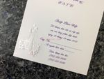 K8718 [I-11] Dreamy Vows Bride & Groom Wedding Invitation