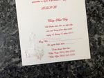 K8719 [I-11] Garden of Love Bride & Groom Wedding Invitation