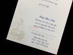 K8720 [I-11] Harmony of Hearts Bride & Groom Wedding Invitation