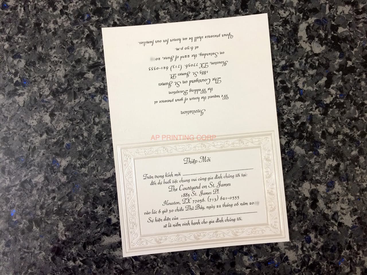 K9152 [I-11] Harmony in Bloom Flowers Wedding Invitation