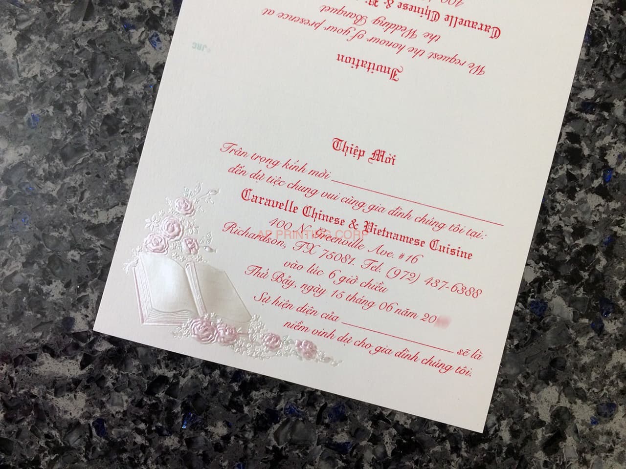 K9649 [I-11] Enchanted Petals & Flowers Wedding Invitation