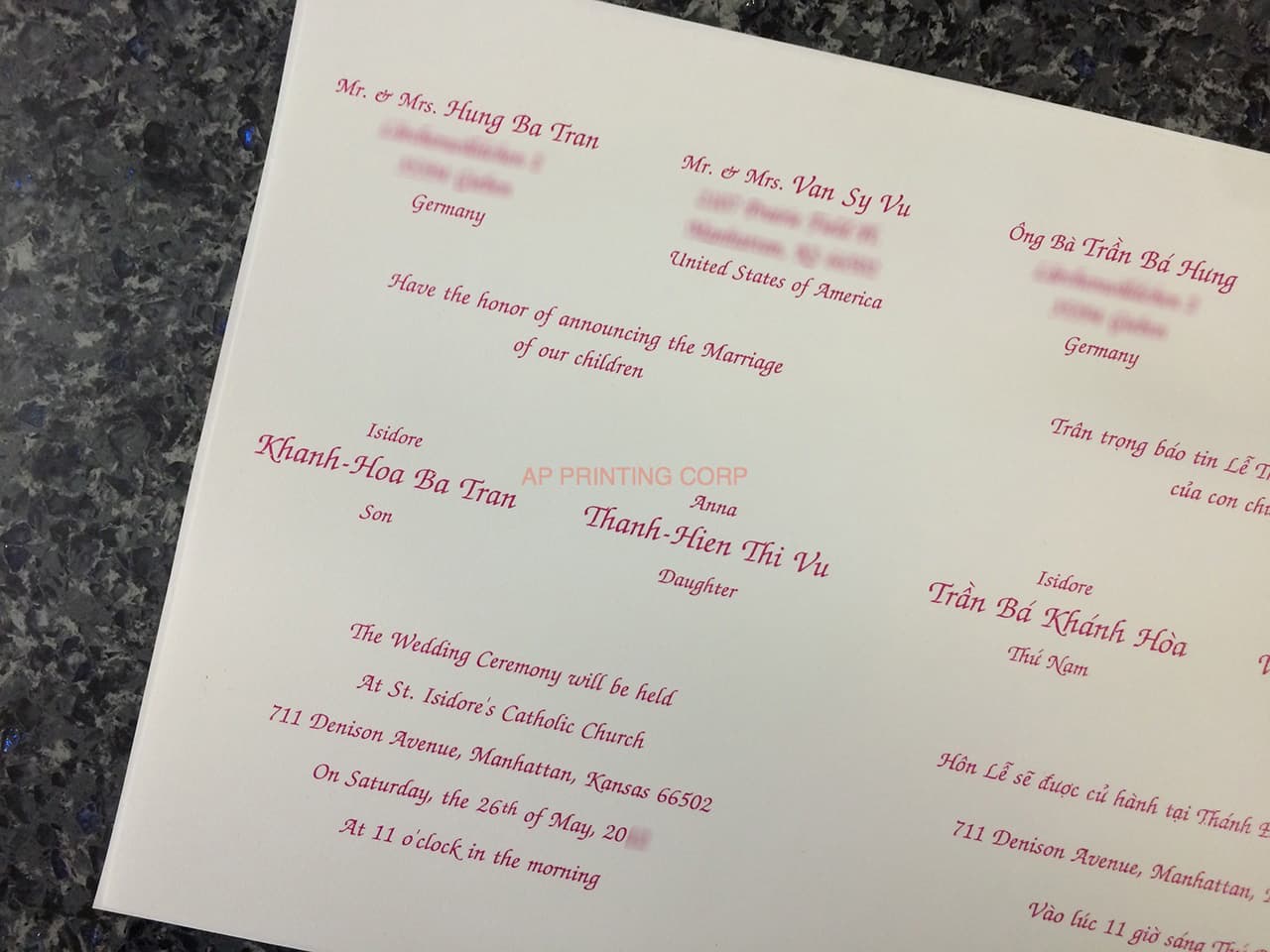 K9995 [I-10] Botanical Elegance Flowers Wedding Invitation