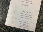 K8071 [I-10] Flowers Symphony Wedding Invitation