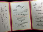 CTF-58-MMM Azalea, Gold, Quartz Pocket & Folder Invitation