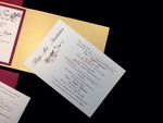 PAL-V-57-MMM Gold, Red Lacquer, Ice Gold Pocket & Folder Invitation