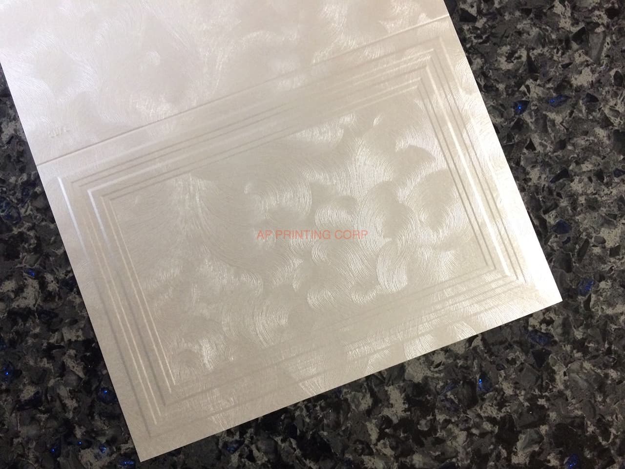 K7105-Overlay [I-13] Vietnamese & English Wedding Invitation