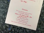 K447 [I-10] Gilded Affection Birds & Doves Wedding Invitation