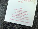 K971 [I-11] Regal Whispers Birds & Doves Wedding Invitation