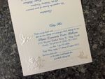 K975 [I-11] Enchanted Melody Birds & Doves Wedding Invitation