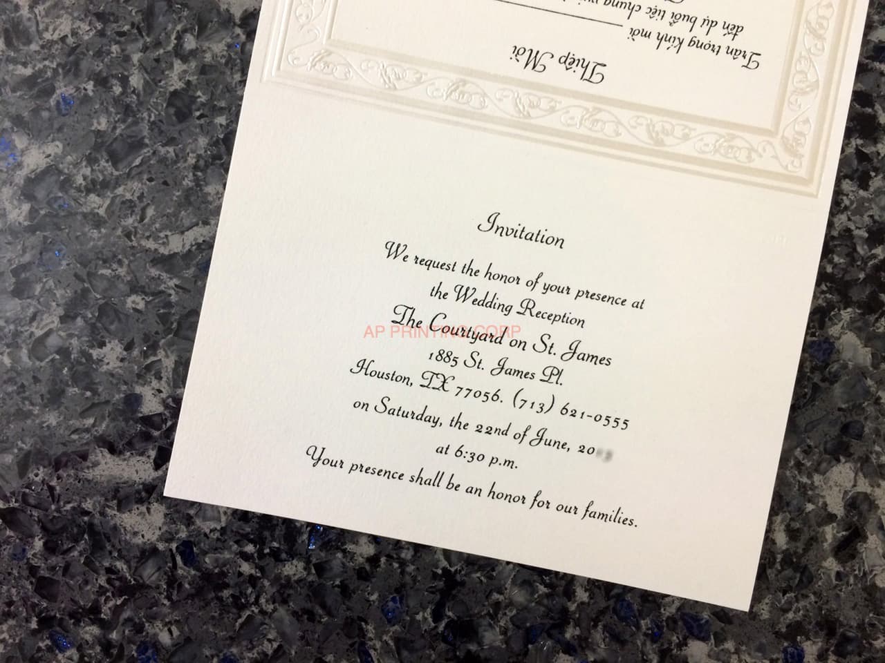 K9152 [I-11] Harmony in Bloom Flowers Wedding Invitation