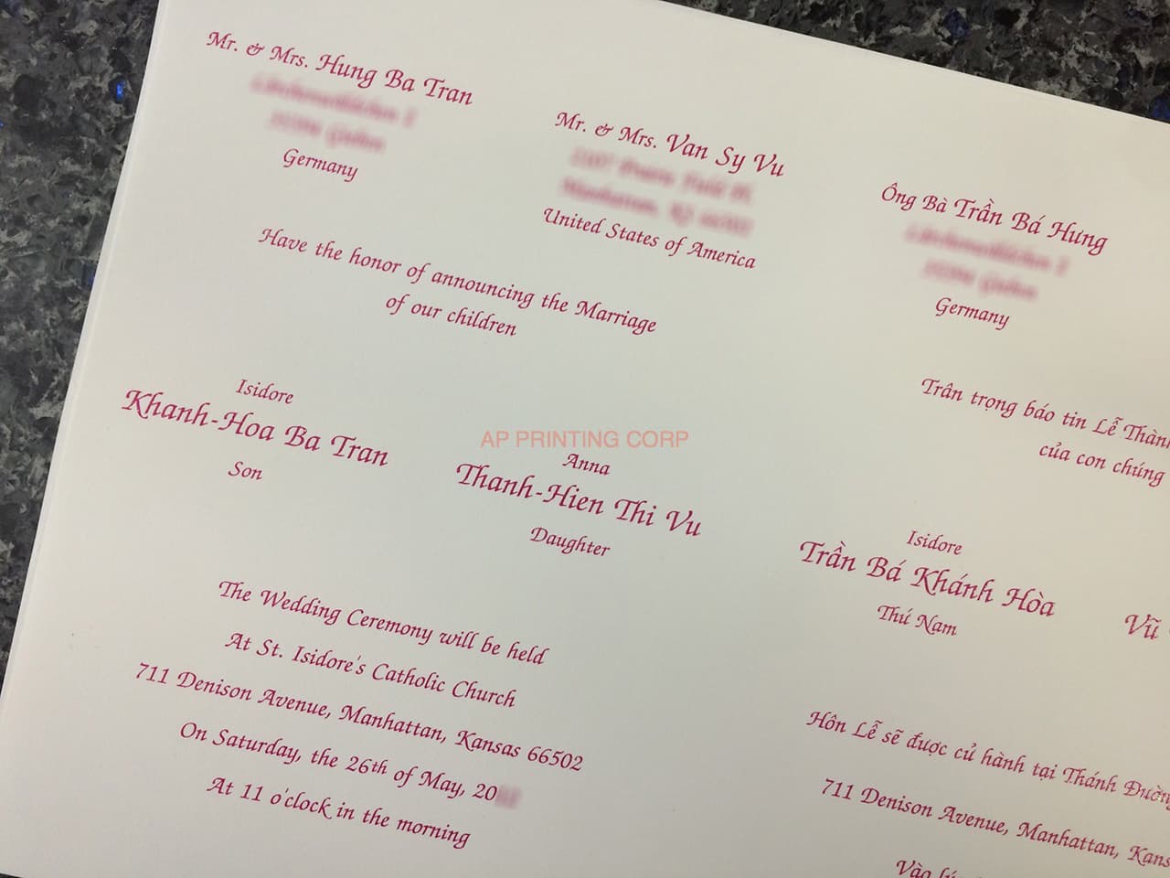 K9995 [I-10] Botanical Elegance Flowers Wedding Invitation