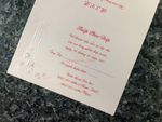 K447 [I-10] Gilded Affection Birds & Doves Wedding Invitation