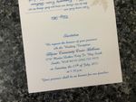 K975 [I-11] Enchanted Melody Birds & Doves Wedding Invitation