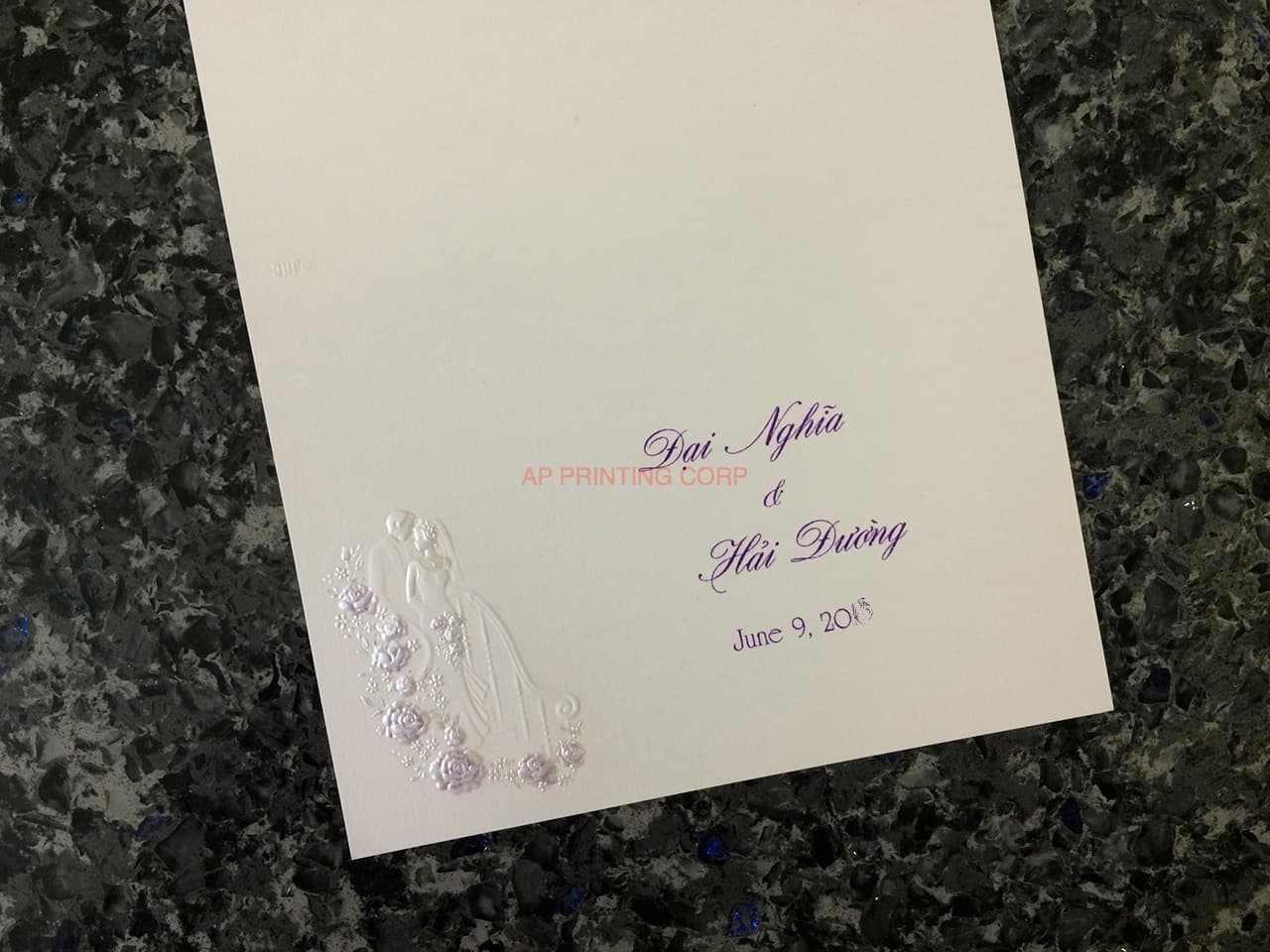 K3318 [I-11] Forever Together Bride & Groom Wedding Invitation