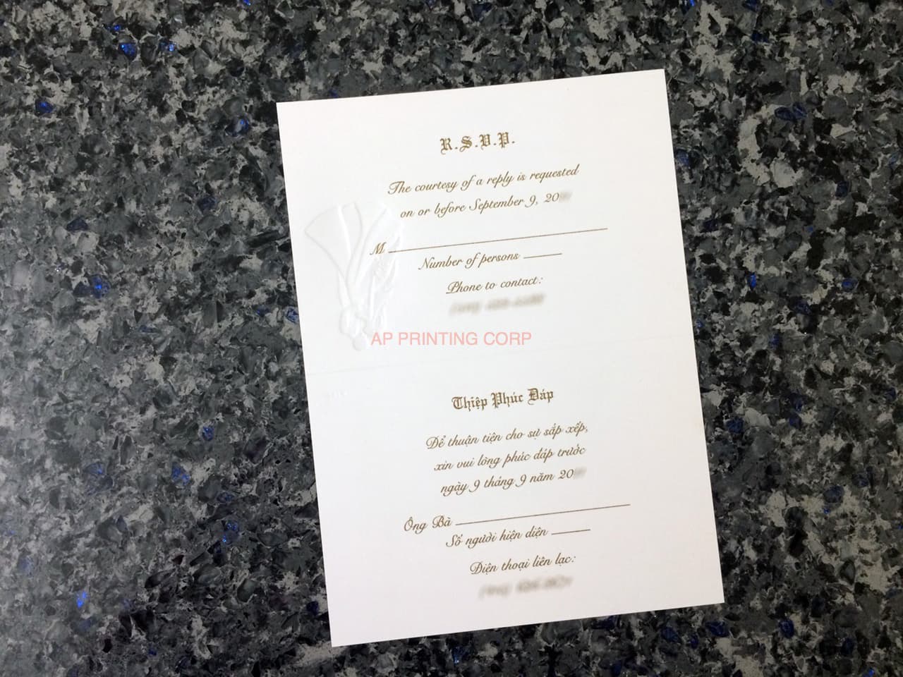 K8701 [I-11] Forever Entwined Bride & Groom Wedding Invitation