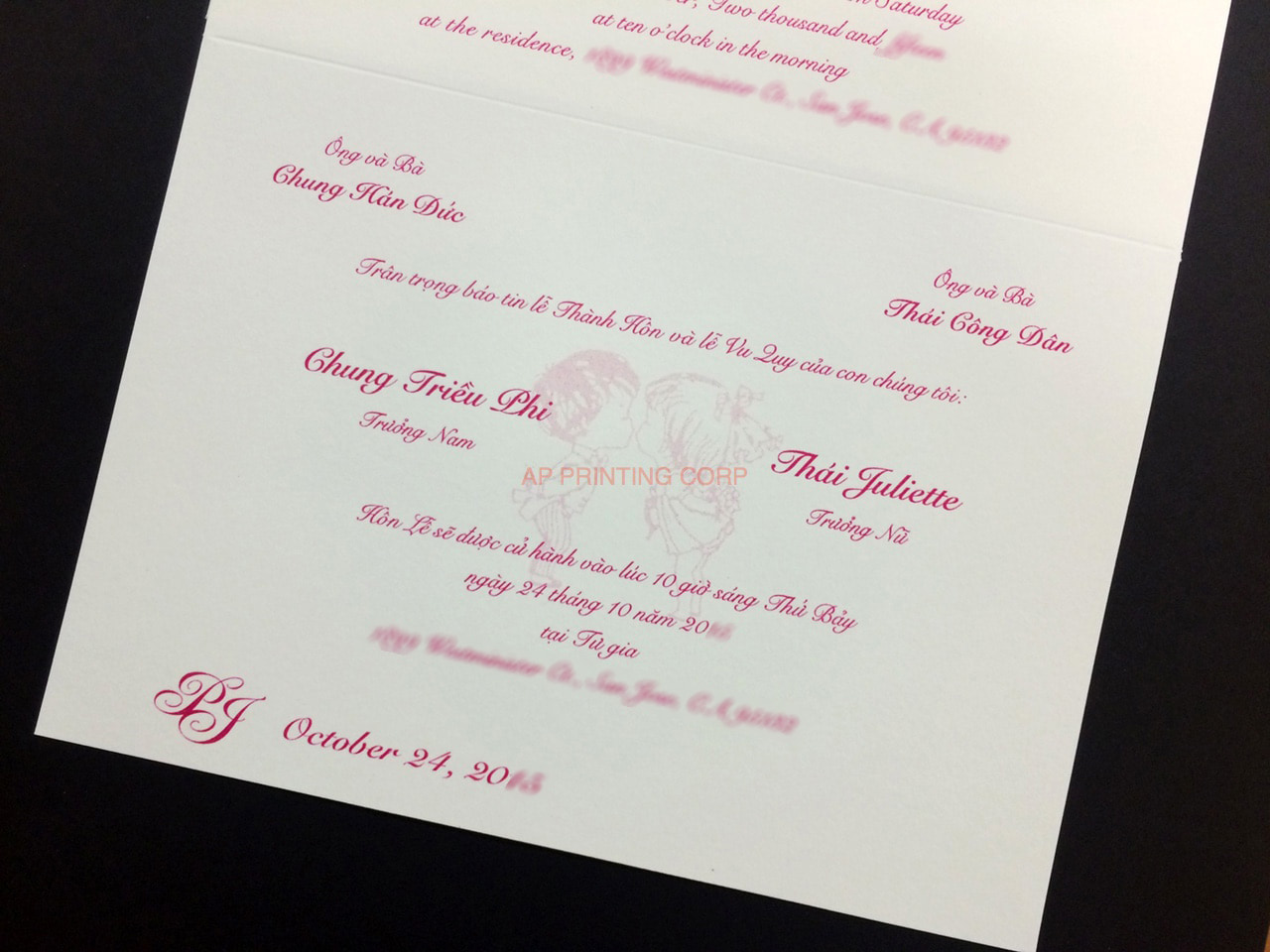 K8781 [I-11] Celebration in Flowers Wedding Invitation