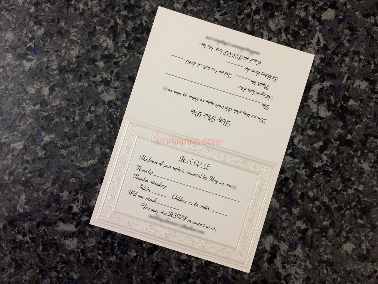 K9152 [I-11] Harmony in Bloom Flowers Wedding Invitation