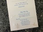 K975 [I-11] Enchanted Melody Birds & Doves Wedding Invitation
