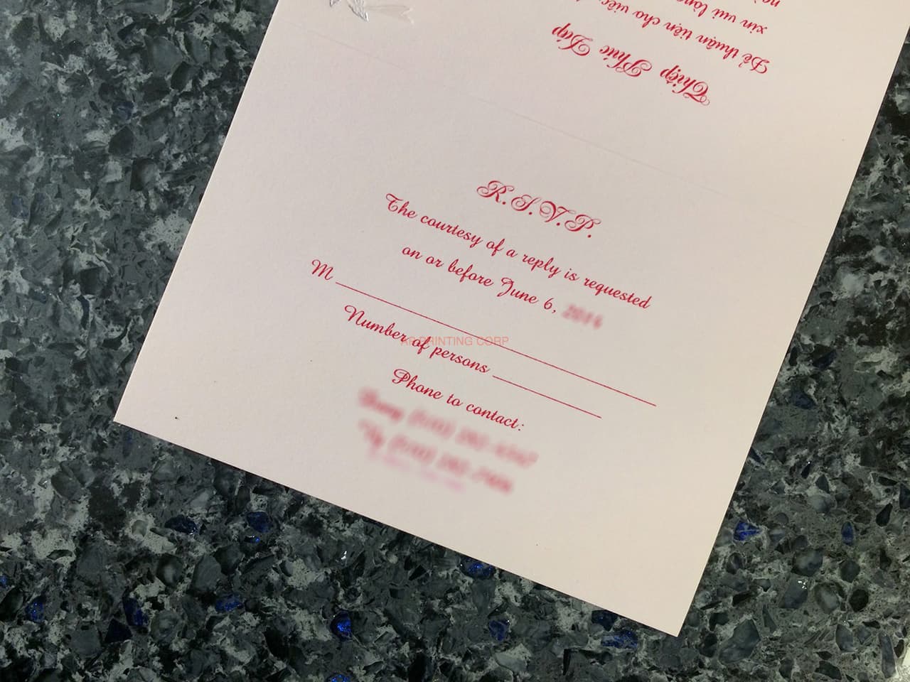 ART-44995 [I-11] Blossom Bells & Flowers Wedding Invitation