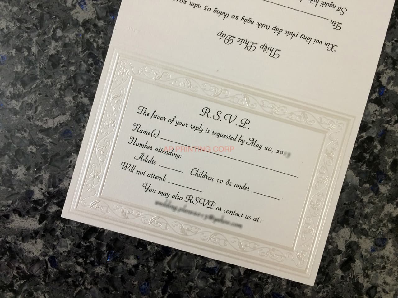 K9152 [I-11] Harmony in Bloom Flowers Wedding Invitation