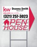 Keller Williams Realty Complex Geometric Arrow Shape Sign