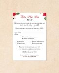 White and Red Flowers Vellum Wrapped Vietnamese & English Wedding Invitation 4