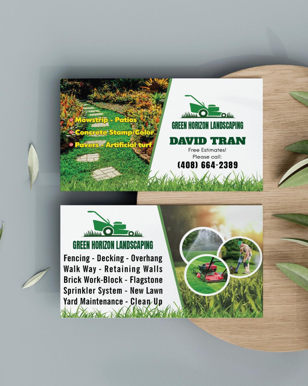 Green Earth Works Standard Business Cards 1