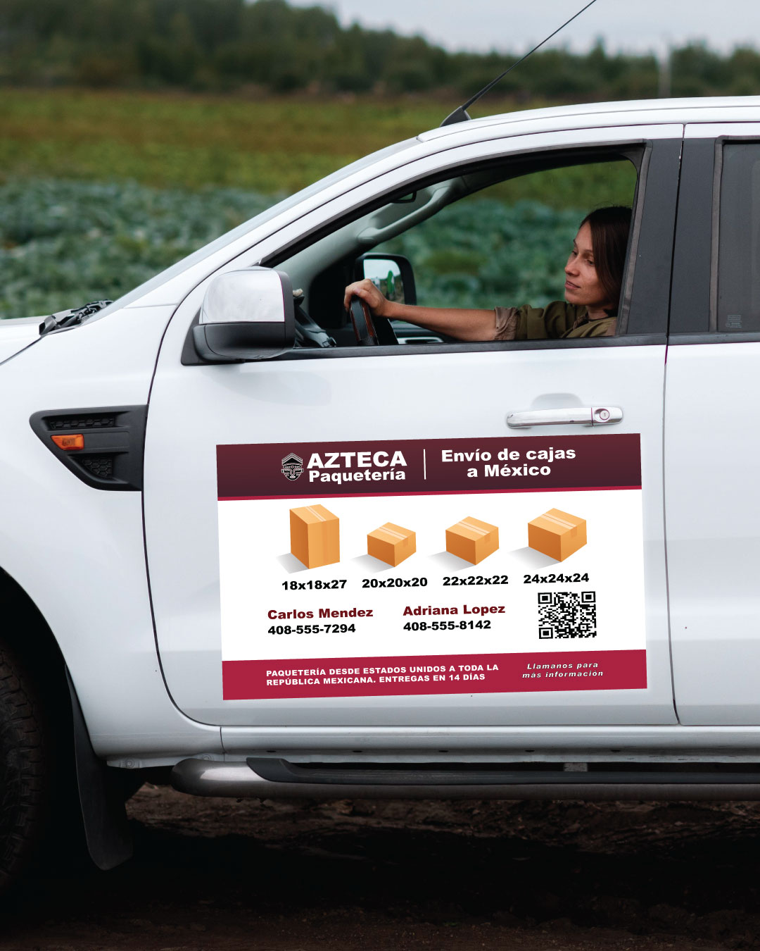 Border Bridge Box Car Magnet 1